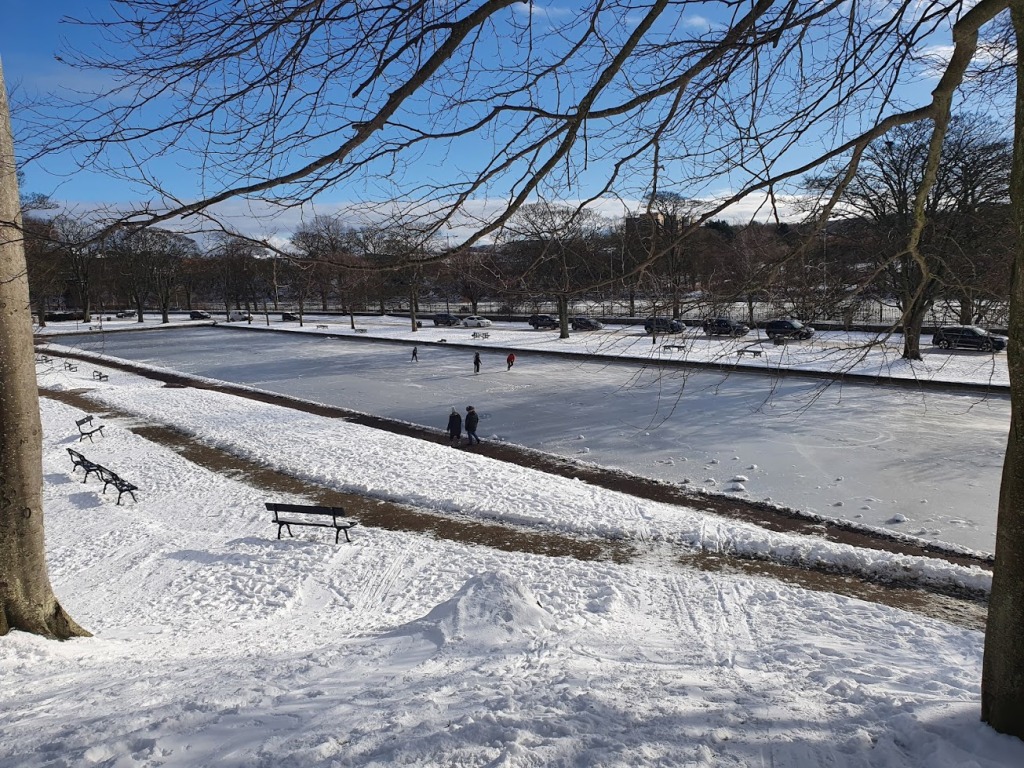 Ice-skating at Duthie Park